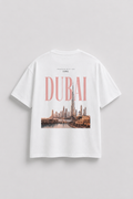 Oversize T-shirt white "Burj Khalifa"
