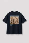 Oversize T-shirt black "Toyota Building"