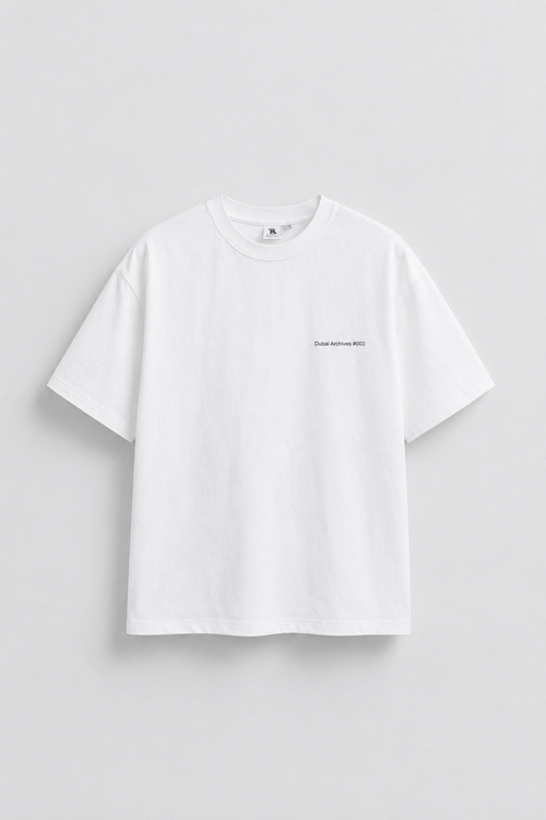 Oversize T-shirt white Dubai Creek