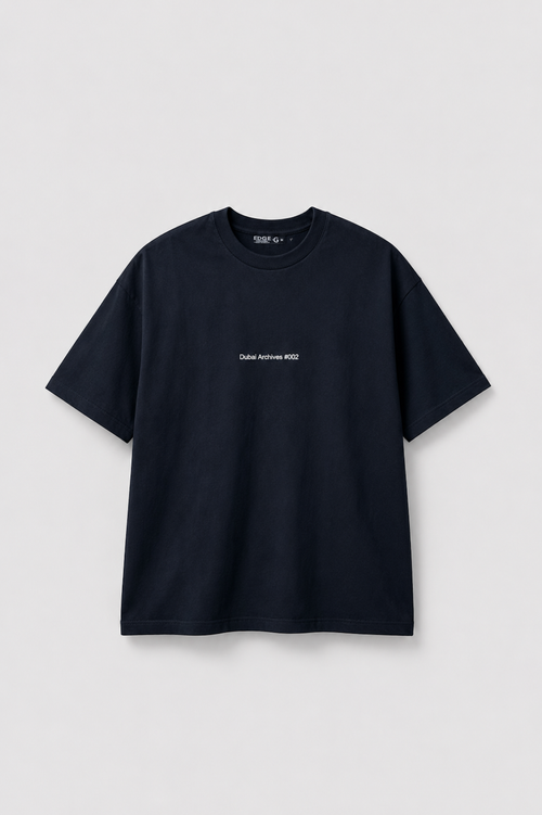 Oversize T-shirt black "Toyota Building"