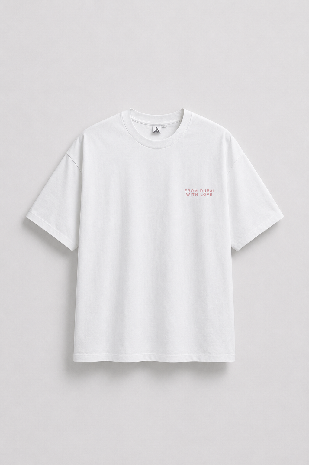 Oversize T-shirt white "Burj Khalifa"
